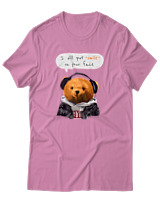 T-Shirt Αντρικό - Smile On Your Face - Color Thumbnail Ροζ