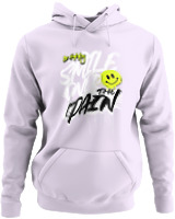 Φούτερ με κουκούλα - Smile Over Pain - Color Thumbnail Λιλά