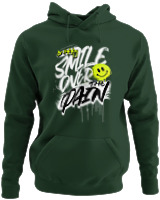 Φούτερ με κουκούλα - Smile Over Pain - Color Thumbnail Κυπαρισσί