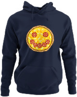 Φούτερ με κουκούλα - Smile Pizza - Color Thumbnail Navy Blue