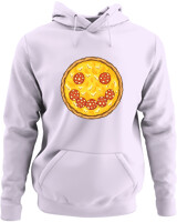 Φούτερ με κουκούλα - Smile Pizza - Color Thumbnail Λιλά