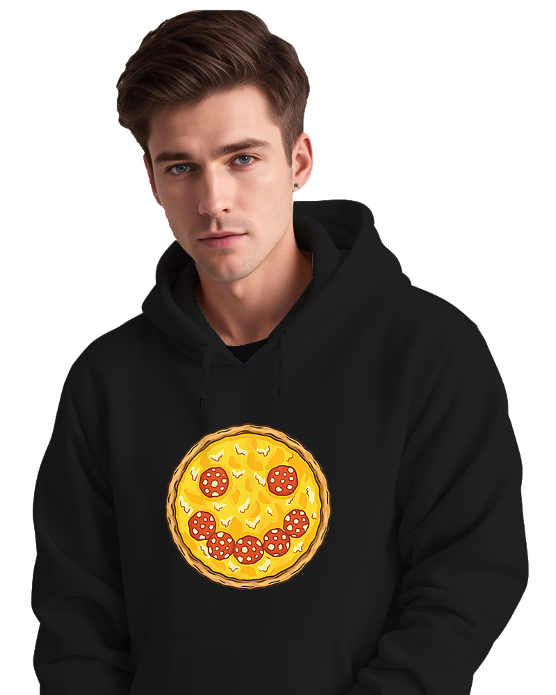 Φούτερ με κουκούλα - Smile Pizza - Image 2