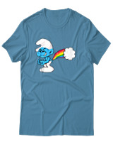 T-Shirt Unisex - Smurf Poop - Color Thumbnail Τιρκουάζ