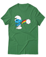 T-Shirt Unisex - Smurf Poop - Color Thumbnail Πράσινο