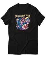 T-Shirt Αντρικό - So Much Fun - Color Thumbnail Μαύρο