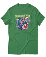 T-Shirt Αντρικό - So Much Fun - Color Thumbnail Πράσινο