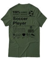 T-Shirt Αντρικό - Soccer Player - Color Thumbnail Κυπαρισσί