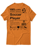 T-Shirt Αντρικό - Soccer Player - Color Thumbnail Πορτοκαλί