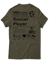 T-Shirt Αντρικό - Soccer Player - Color Thumbnail Χακί