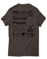 T-Shirt Αντρικό - Soccer Player - Color Thumbnail Καφέ