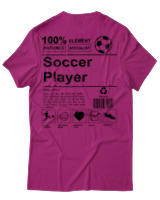 T-Shirt Αντρικό - Soccer Player - Color Thumbnail Φουξια