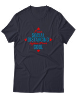 T-Shirt Αντρικό - Social Distance Cool - Color Thumbnail Σκούρο Μπλε