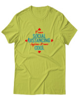 T-Shirt Αντρικό - Social Distance Cool - Color Thumbnail Λαχανί