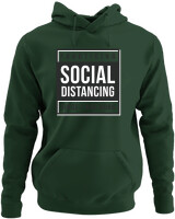 Φούτερ με κουκούλα - Social Distance - Color Thumbnail Κυπαρισσί