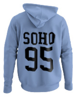 Φούτερ με κουκούλα - Soho 95 - Color Thumbnail Blue Carolina