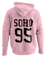 Φούτερ με κουκούλα - Soho 95 - Color Thumbnail Pink
