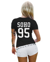 T-Shirt Στενή Γραμμή - Soho 95 - Color Thumbnail Μαύρο