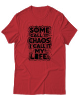T-Shirt Unisex - Some Chaos - Color Thumbnail Κόκκινο