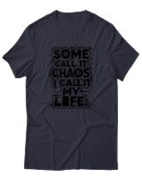 T-Shirt Unisex - Some Chaos - Color Thumbnail Σκούρο Μπλε