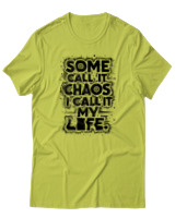 T-Shirt Unisex - Some Chaos - Color Thumbnail Λαχανί