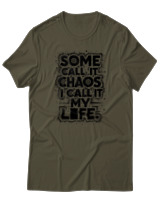 T-Shirt Unisex - Some Chaos - Color Thumbnail Χακί