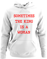 Φούτερ με κουκούλα - Sometimes The King Is A Woman - Color Thumbnail ΄Ασπρο