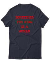 T-Shirt Αντρικό - Sometimes The King Is A Woman - Color Thumbnail Σκούρο Μπλε