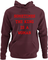 Φούτερ με κουκούλα - Sometimes The King Is A Woman - Color Thumbnail Marron