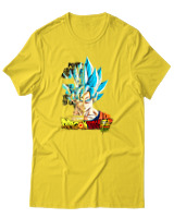 T-Shirt Unisex - Son Goku - Color Thumbnail Χρυσό Κίτρινο