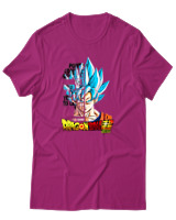 T-Shirt Unisex - Son Goku - Color Thumbnail Φουξια