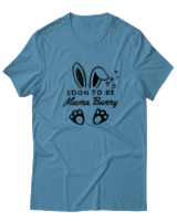 T-Shirt  Γυναικείο - Soon To Be Mama - Color Thumbnail Τυρκουάζ