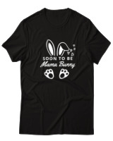 T-Shirt  Γυναικείο - Soon To Be Mama - Color Thumbnail Μαύρο