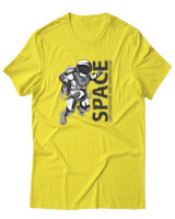 T-Shirt Αντρικό - Space Explore - Color Thumbnail Κίτρινο