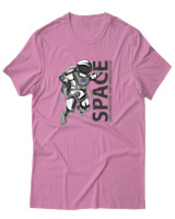 T-Shirt Αντρικό - Space Explore - Color Thumbnail Ροζ