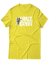 T-Shirt Αντρικό - Space Explorer - Color Thumbnail Κίτρινο