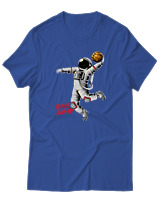 T-Shirt Αντρικό - Space Jump - Color Thumbnail Μπλε Ρουά