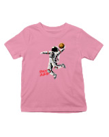 T-Shirt  Παιδικό - Space Jump - Color Thumbnail Ροζ