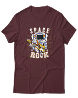 T-Shirt Αντρικό - Space Rocks - Color Thumbnail Μπορντό