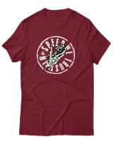 T-Shirt Αντρικό - Speed We Trust - Color Thumbnail Σκούρο Κόκκινο