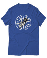 T-Shirt Αντρικό - Speed We Trust - Color Thumbnail Μπλε Ρουά