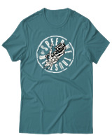 T-Shirt Αντρικό - Speed We Trust - Color Thumbnail Μπλε Πράσινο