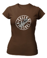 T-Shirt Στενή Γραμμή Γυναικείο - Speed We Trust - Color Thumbnail Καφέ