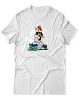 T-Shirt Unisex - Spinach Cash - Color Thumbnail Άσπρο