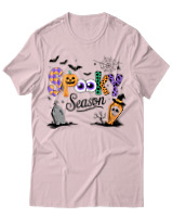 T-Shirt Unisex - Spooky Season - Color Thumbnail Απαλό Ροζ