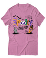 T-Shirt Unisex - Spooky Season - Color Thumbnail Ροζ