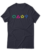 T-Shirt Αντρικό - Squid Symbols - Color Thumbnail Σκούρο Μπλε