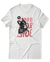 T-Shirt Αντρικό - Stand By Yourside - Color Thumbnail Άσπρο