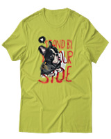 T-Shirt Αντρικό - Stand By Yourside - Color Thumbnail Λαχανί
