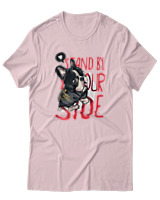 T-Shirt Αντρικό - Stand By Yourside - Color Thumbnail Απαλό Ροζ