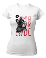 T-Shirt Στενή Γραμμή - Stand By Yourside - Color Thumbnail ΄Ασπρο